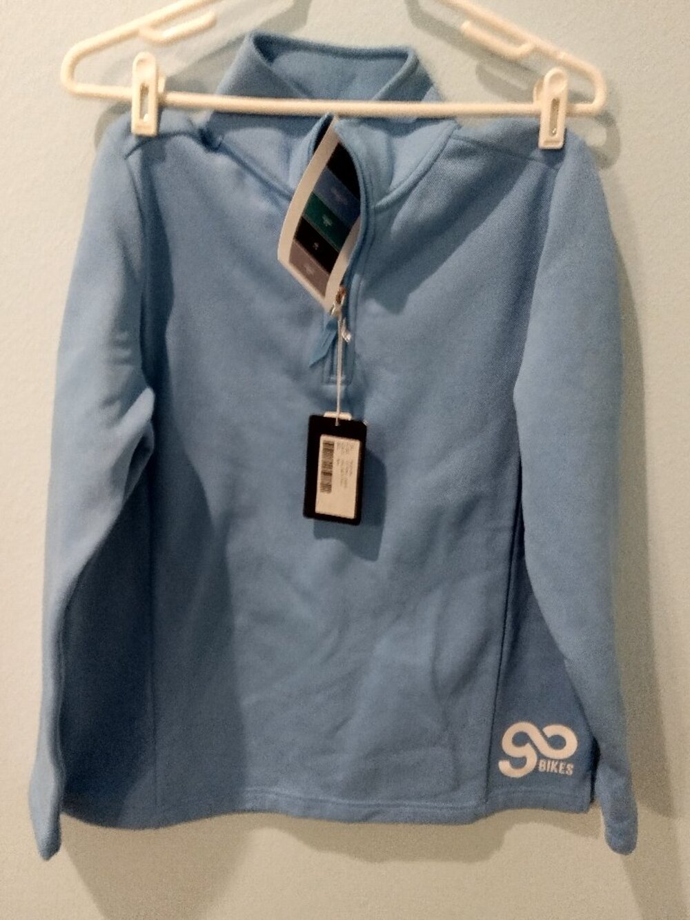 NWT Ultra Club 1/4 Zip Pullover Women Medium Blue